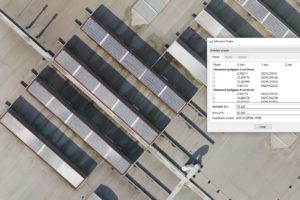 Ortofoto - určení plochy fotovoltaických panelů